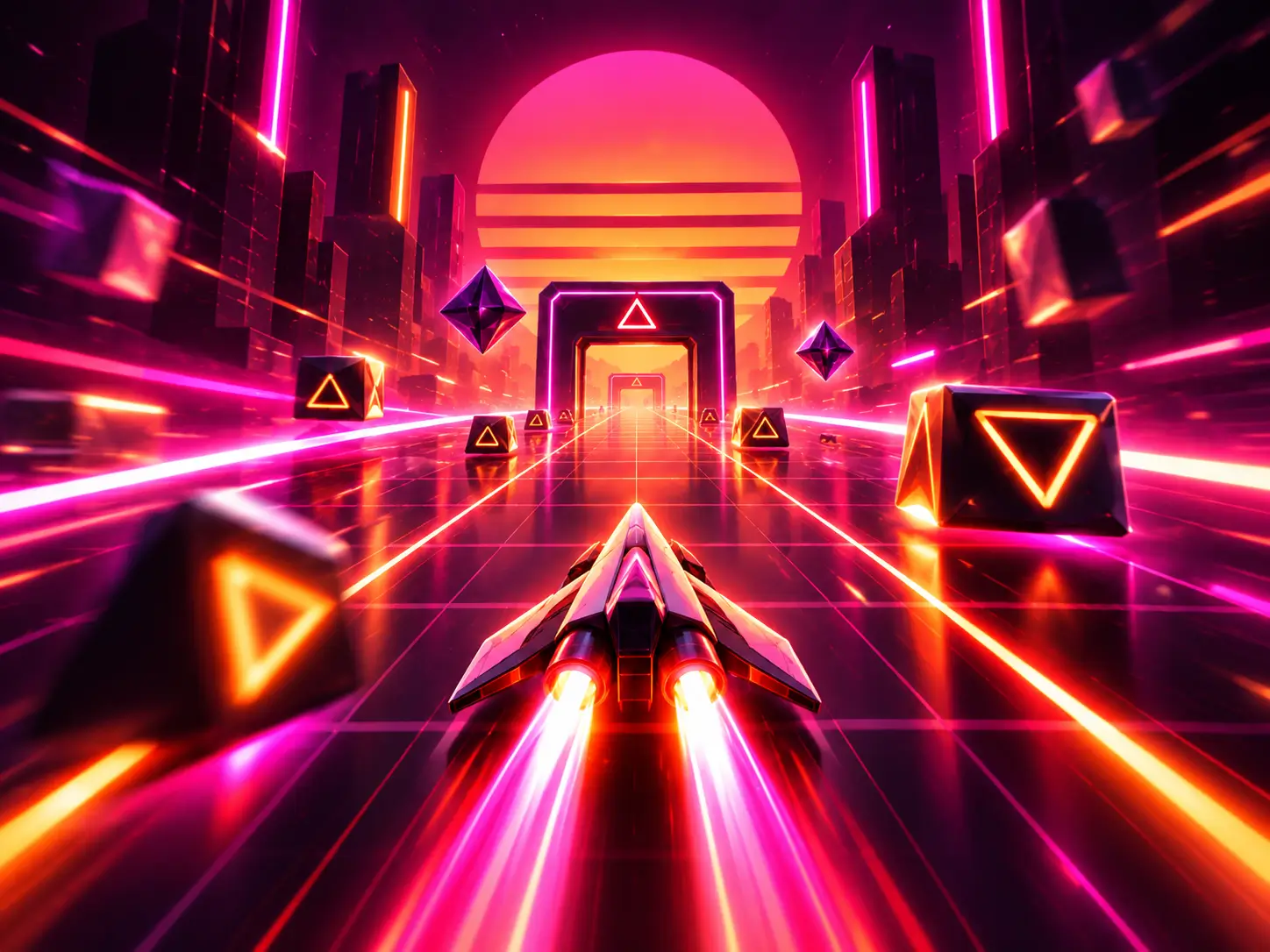 Neon Rush artwork
